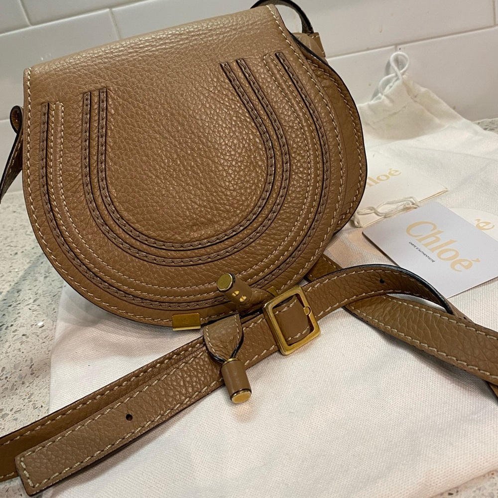 Chloe Tan Crossbody Bag